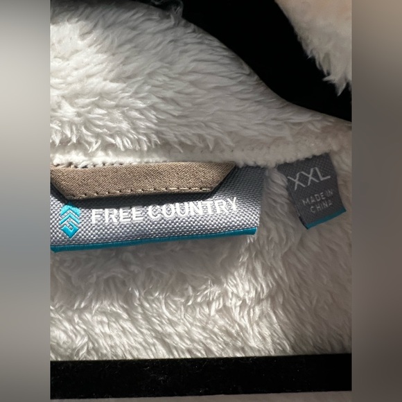 NWT Free Country Butter Pile Soft Fleece Vest - XXL - Picture 6 of 7